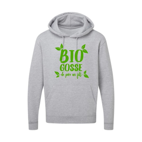 BIO GOSSE  Vert pomme SG - Hooded Sweatshirt Sweat capuche