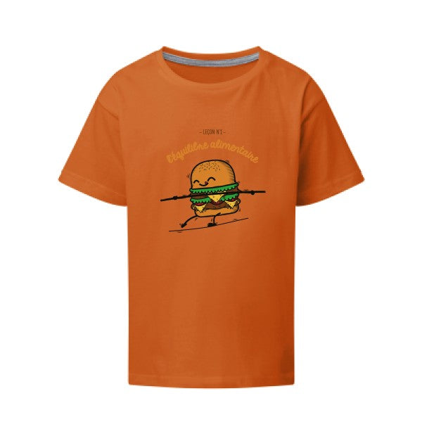 BURGER ADDICT SG - Kids T-shirt enfant Orange Taille 152 (11-12/2XL)