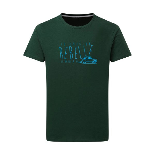 je suis un rebelle - Flex bleu clair Tshirt original Bottle Green  2XL