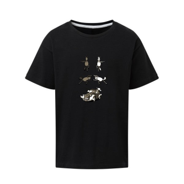 Fusion SG - Kids T-shirt enfant Dark Black Taille 152 (11-12/2XL)