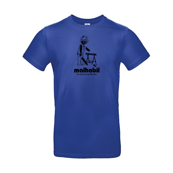 Malhabil... Flex noir |E190 T-shirt|Cobalt Blue||2XL