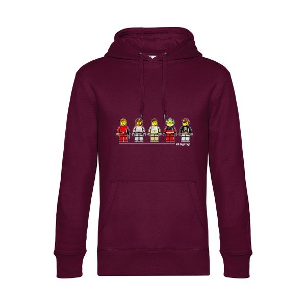 Old-Boys-Toys- Sweat à capuche original Burgundy - RueDuTeeshirt