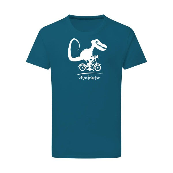 vélociraptor -Flex vert pomme sur T-shirt SG  Petrol  2XL