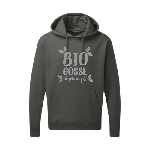 BIO GOSSE  Gris SG - Hooded Sweatshirt Sweat capuche