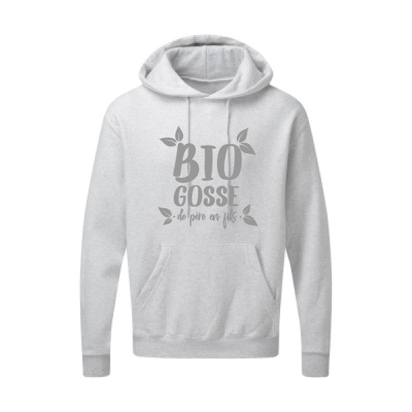 BIO GOSSE  Gris SG - Hooded Sweatshirt Sweat capuche