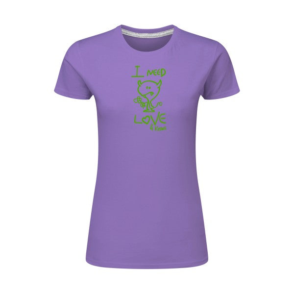 LOVER | Vert pomme |T shirt original femme|SG