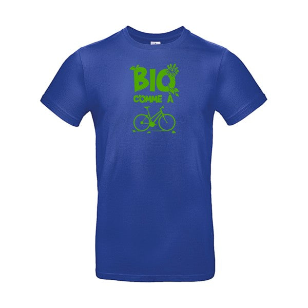 Bio comme un vélo flex Vert pomme B&C - E190 T-shirt|Cobalt Blue||2XL