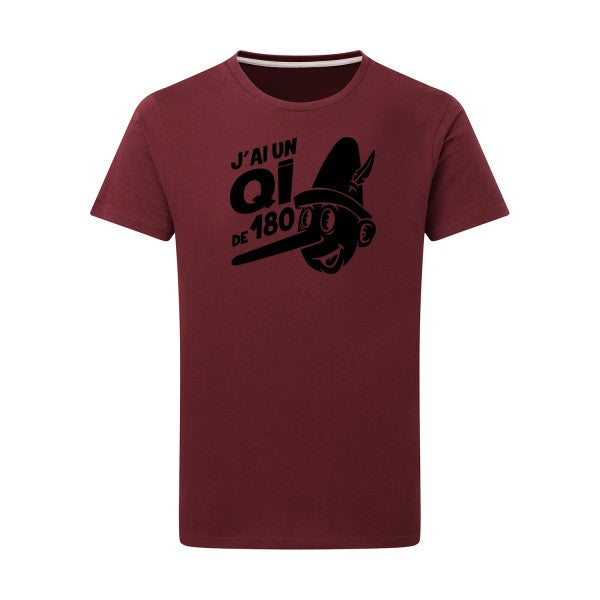 Quotient intellectuel - Flex noir Tshirt original Burgundy  2XL