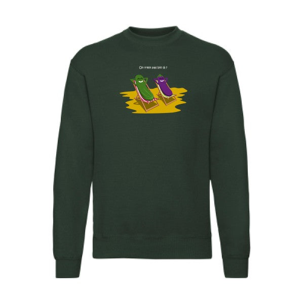 On n'est pas bio là ? Fruit of the loom 280 g/m² Sweat shirt