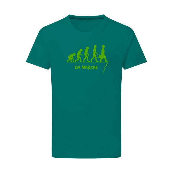 En marche vert pomme -Flex vert pomme sur T-shirt SG  Emerald Green  2XL