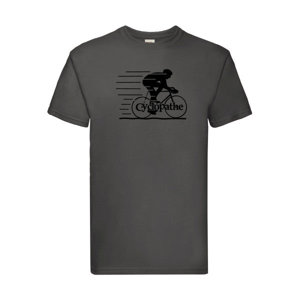 T-shirt|CYCLOPATHE ! |flex Noir| Fruit of the loom 205 g 