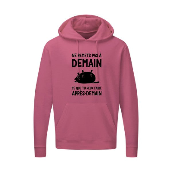 Ne remets pas à demain Noir SG - Hooded Sweatshirt Sweat capuche