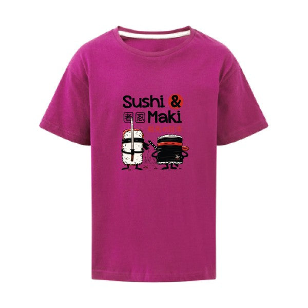 Sushi et Maki SG - Kids T-shirt enfant Dark Pink Taille 152 (11-12/2XL)