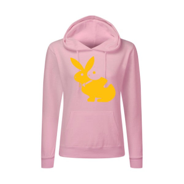 hot  jaune Or |Sweat original à capuche Femme