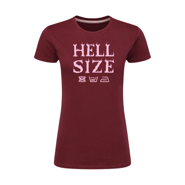 HELL SIZE ! Rose |T shirt original femme|SG