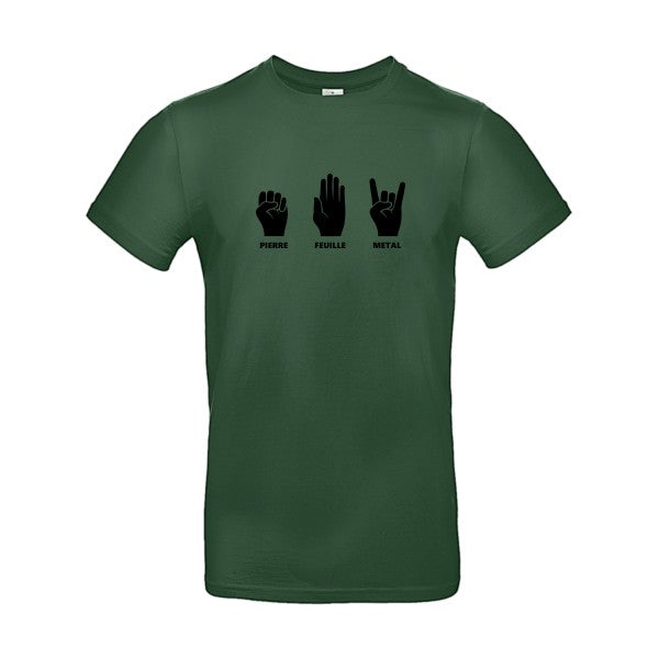 Pierre Feuille MetalFlex noir- T-shirt E190|Bottle Green||2XL