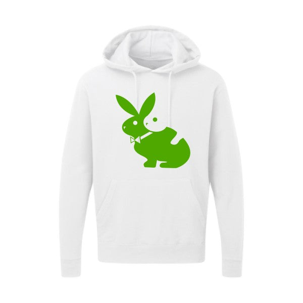 hot  |Sweat  capuche humoristique Vert pomme 