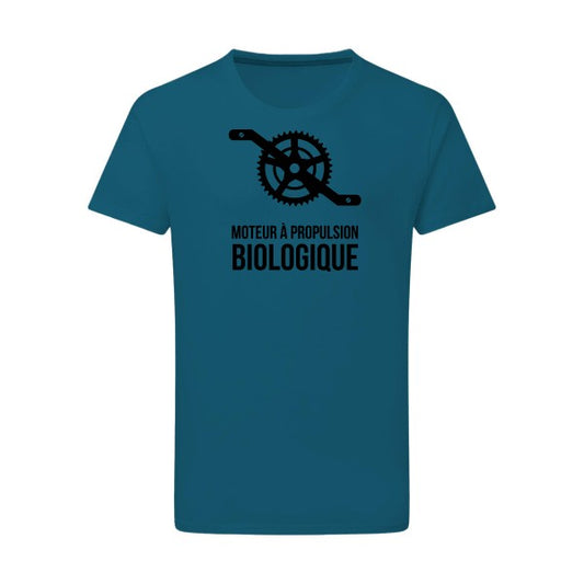 Cyclisme & écologie noir -Flex noir sur T-shirt SG  Petrol  2XL