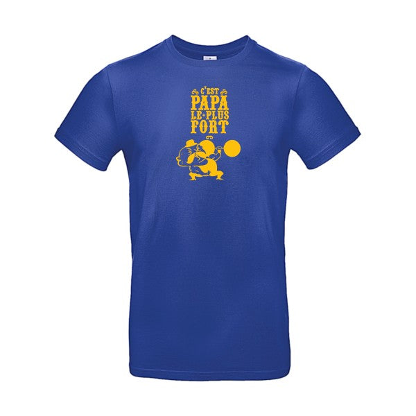 C'est qui le plus fort ?Flex jaune or - E190 T-shirt|Cobalt Blue||2XL