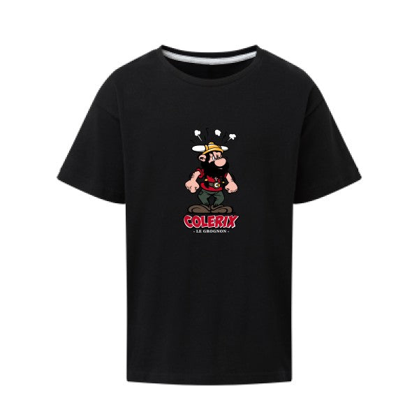 Colerix SG - Kids T-shirt enfant Dark Black Taille 152 (11-12/2XL)