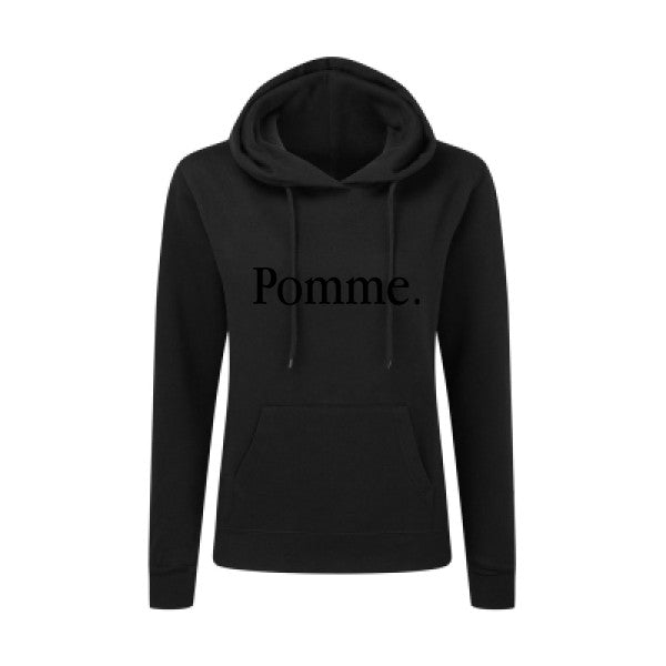 Pub Subliminale Noir |Sweat original à capuche Femme