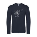 make a wish - t shirt- manches- longues- original- humour- Navy impression Face