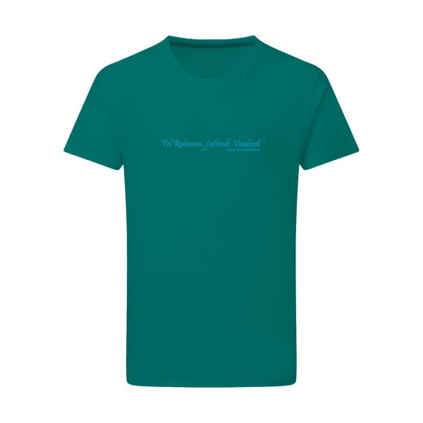 Yes, Vendredi ! - Flex bleu clair Tshirt original Emerald Green  2XL