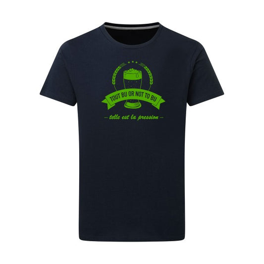 Telle est la pression vert pomme -Flex vert pomme sur T-shirt SG  Navy  5XL