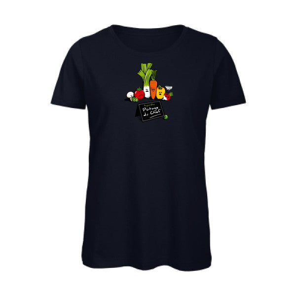 Maxi-Chef- - t-shirt original femme Navy
