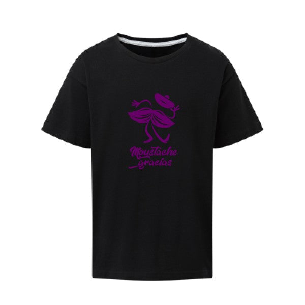 Presqu'spagnol Flex Violet SG - Kids T-shirt enfant Dark Black Taille 152 (11-12/2XL)