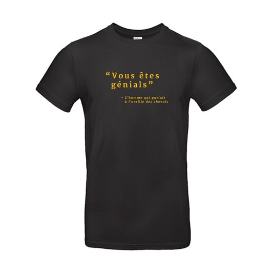 Vous êtes génialsFlex jaune or- T-shirt E190|Black||5XL