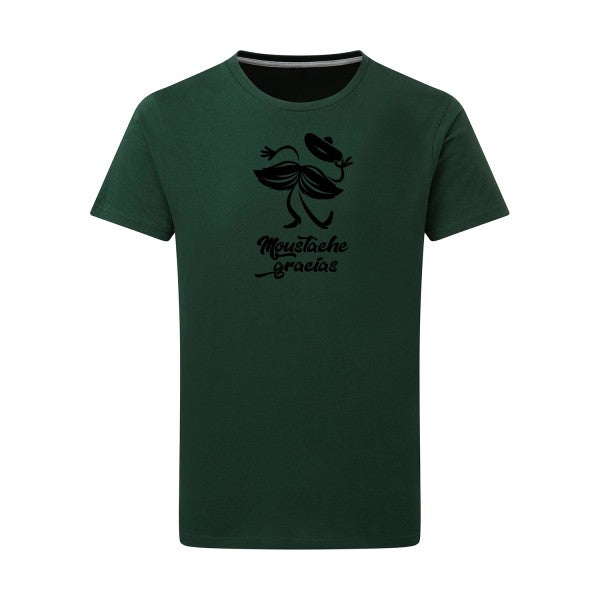 Presqu'spagnol - Flex noir Tshirt original Bottle Green  2XL