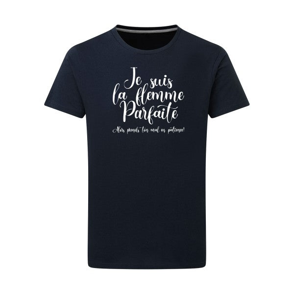 La flemme parfaite - Flex Blanc Tshirt original Navy  5XL