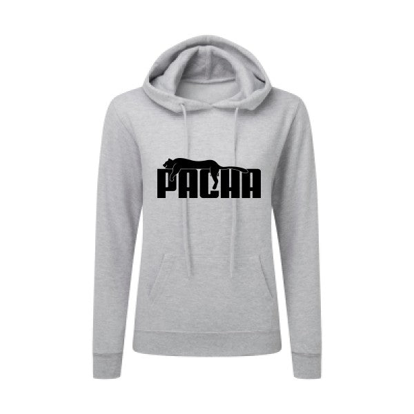 Pacha Noir |Sweat original à capuche Femme