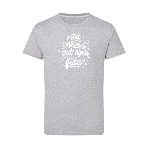 La vie est ainsi fête - Flex Blanc Tshirt original Light Oxford  5XL