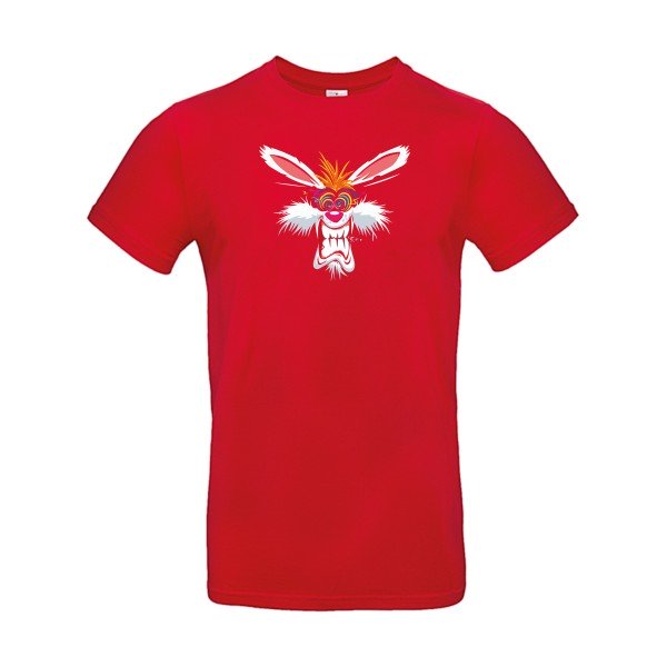 T-shirt humour original Rabbit T Shirt couleur Red