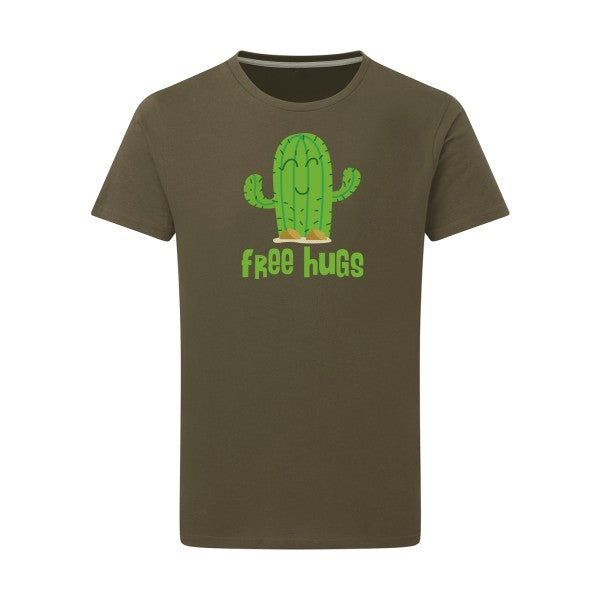 T-shirt homme FreeHugs - T-shirt amical pour ceux qui aiment les câlins Military Green 2XL