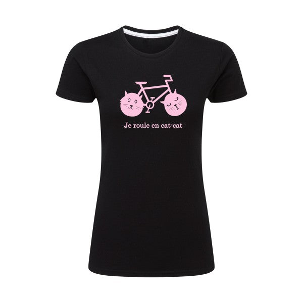 cat-cat bike | Rose |T shirt original femme|SG