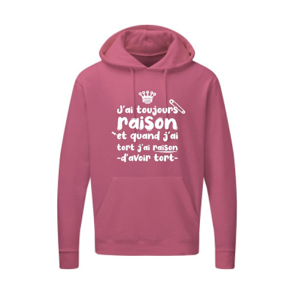 J'ai toujours raison Blanc SG - Hooded Sweatshirt Sweat capuche