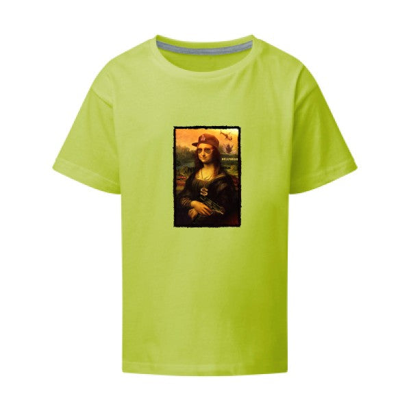 La Joconde SG - Kids T-shirt enfant Lime Taille 152 (11-12/2XL)