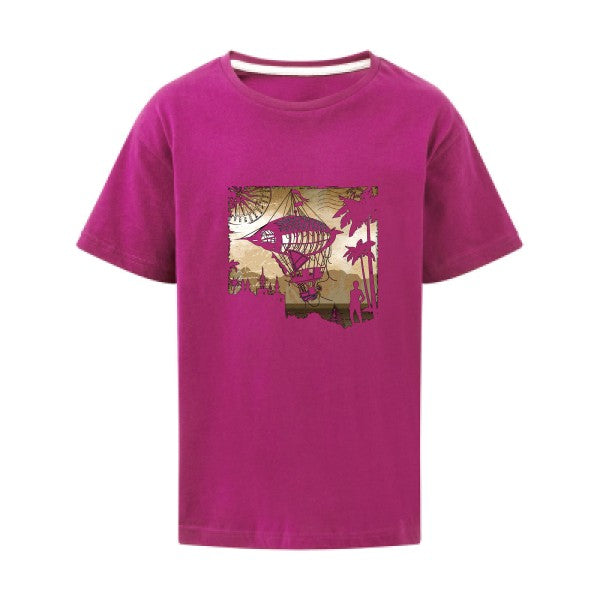 Carnet de voyage SG - Kids T-shirt enfant Dark Pink Taille 152 (11-12/2XL)