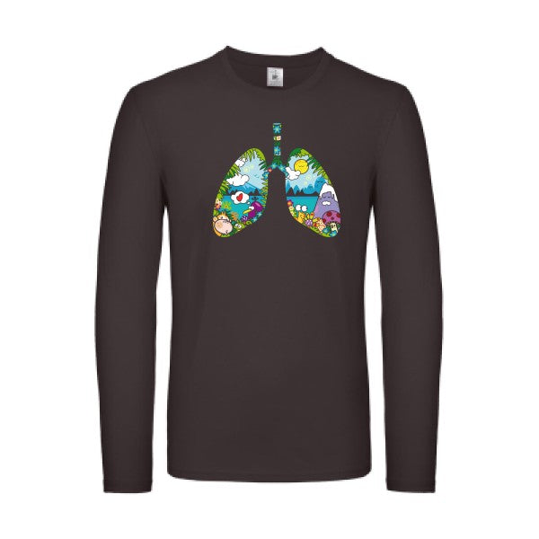 happy lungs B&C - E150 LSL T-shirt manches longues léger