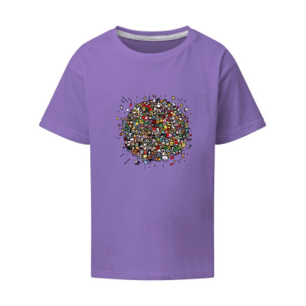 Planète Pop Culture SG - Kids T-shirt enfant Aster Purple Taille 152 (11-12/2XL)