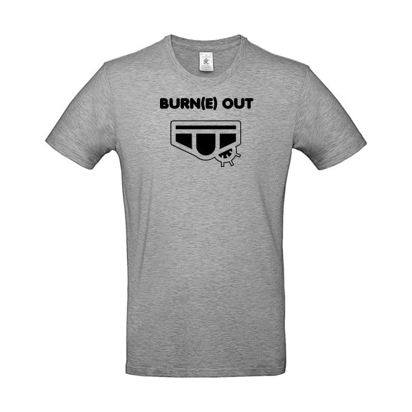 Burn(e) OutFlex noir- T-shirt E190|Sport Grey||5XL