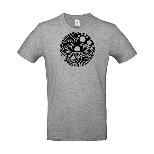 EyeFlex noir- T-shirt E190|Sport Grey||5XL