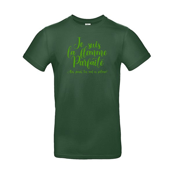 La flemme parfaite Flex Vert pomme |E190 T-shirt|Bottle Green||2XL