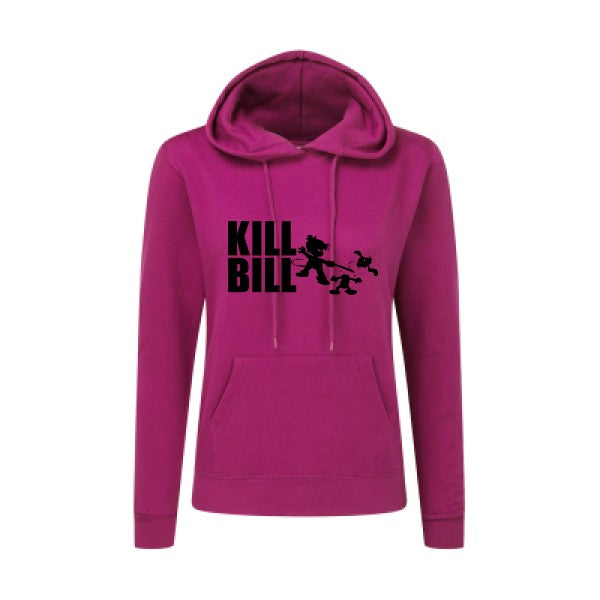 kill bill Noir |Sweat original à capuche Femme