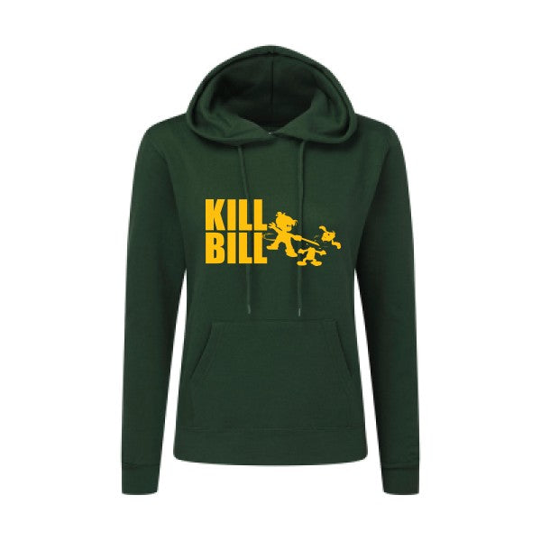 kill bill jaune Or |Sweat original à capuche Femme