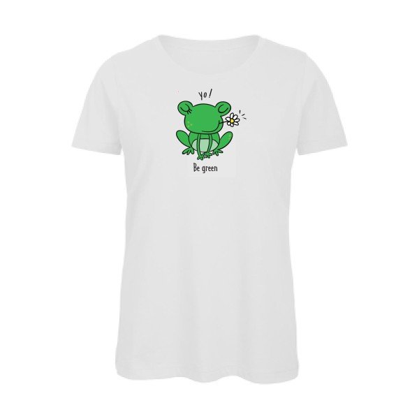 Be-Green-- - t-shirt original femme White