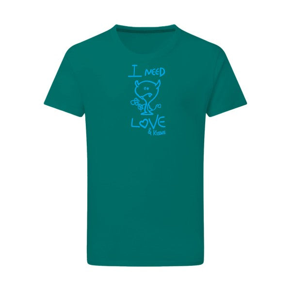 LOVER - Flex bleu clair Tshirt original Emerald Green  2XL